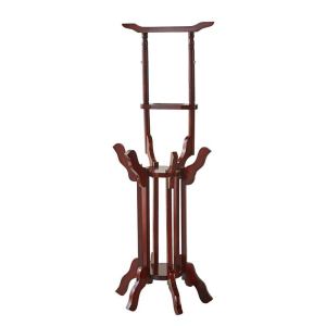 广亿隆实木中式可移动置物架落地洗脸盆架 加厚WH-LPJ4512#B/个