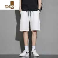YANXU~短裤男款外穿宽松运动休闲潮牌夏季冰丝速干五分中裤子