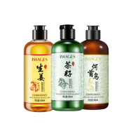 [3瓶装]形象美生姜洗发水300ml+何首乌洗发水300ml+茶籽洗发水300ml洁净清爽洗发露润发洗护