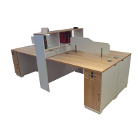 鸿业盛大FSH70-0264办公家具办公桌组合员工桌屏风工作位卡座职员办公桌简约现代2700L*1200W*1200H