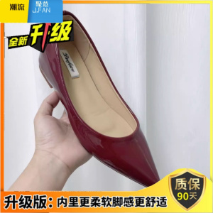 聚范法式性感尖头内增高5公分浅口女鞋百搭气质露指缝单鞋女通勤时尚