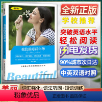 [正版]美丽英文我们的草样年华阅读能力词汇强化语法巩固短语训练与美国人同步阅读的英语丛书快速突破英语水平轻松阅读双语美