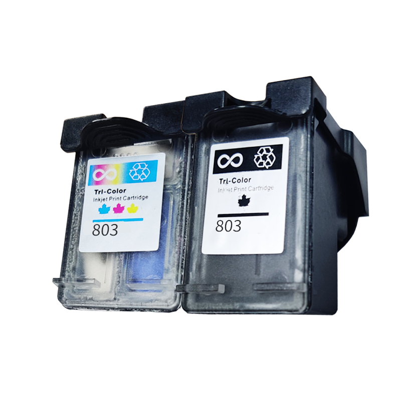 803大容量连喷墨盒红黄蓝黑