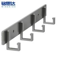 铭思达挂衣钩枪灰色4钩个