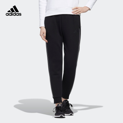 adidas阿迪达斯女裤2021夏季新款运动裤束脚裤跑步训练小脚裤长裤GM1448