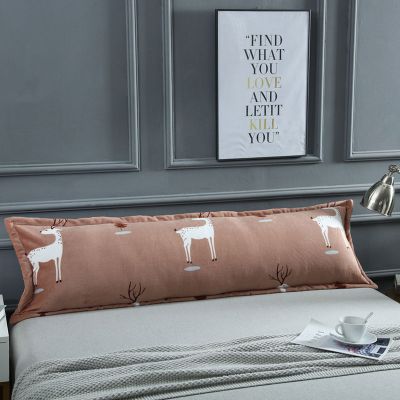 SleepyBear加厚法莱绒双人长枕套枕头套冬季珊瑚绒卡通1.2/1.5米加长枕芯套