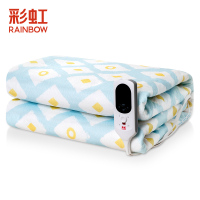 彩虹(RAINBOW)电热毯(1.8米2.0米)双人双控家用四档定温防水电褥子智能温控除湿除螨非水暖毯S1820H-44