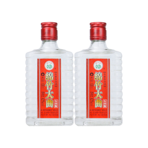 剑南春 绵竹大曲五谷版小酒42度100ml*2瓶光瓶 浓香型白酒