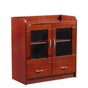 广亿隆木质茶水柜宿舍贴实木皮鞋柜餐边柜