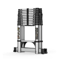 亿德宝铝合金竹节伸缩人字梯2.9+2.9M B-5ZJ架