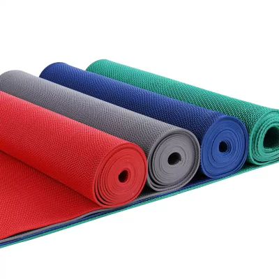 易企采 1.6米宽*15米长 PVC塑料镂空防滑地垫车间地板脚垫 单位:卷