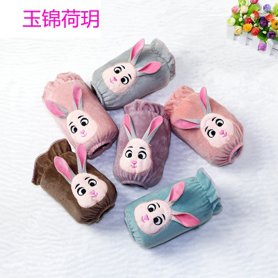 卡通双层防污袖套 亲子办公务女式兔子厂一代