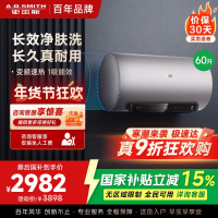 AO史密斯电热水器60升 短款 国家补贴 80吨长效净水洗 免清洗 3kW变频速热 金圭特护 E60ED6-B