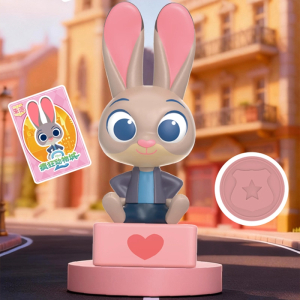 迪士尼正版疯狂动物城2印章橡皮系列公仔电影联名尼克朱迪玩偶