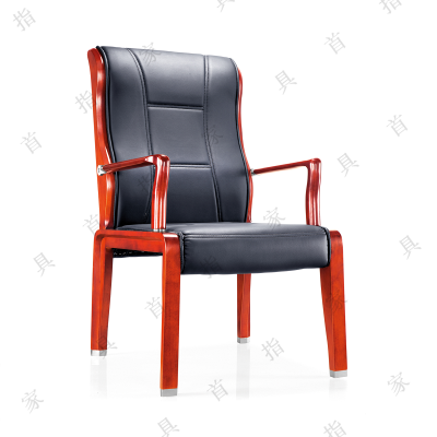 首指 217-1会客椅/会议椅/实木椅/四脚椅