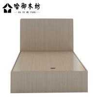 哈御木坊可定制板式高箱床带床垫1200*2000*400mm/套