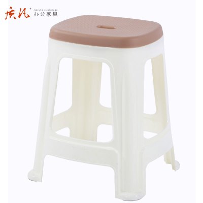 质凡 塑料凳子家用加厚餐厅椅子