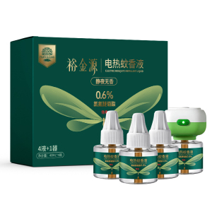 裕金源静夜无香 40ml*4瓶+1器 电热蚊香液计价单位(套)绿色