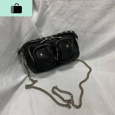 丹麦nunoo小众Helena软牛皮小包女复古个性迷你手提斜挎链条包潮NEW LAKE女士手提包