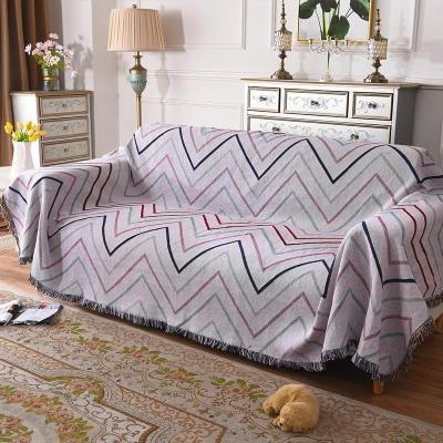 欧式现代坐垫沙发巾沙发毯 全盖沙发垫防尘罩床尾毯午睡毯多用盖毯