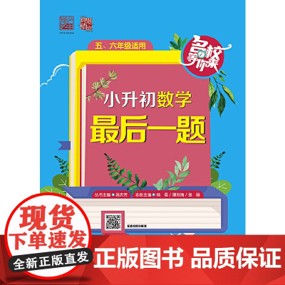 2024 小升初数学最后一题 压轴题附加题竞赛题小学五六年级上下册升初中解题思维导图小学教辅掌握高效解应用题方法电子工业