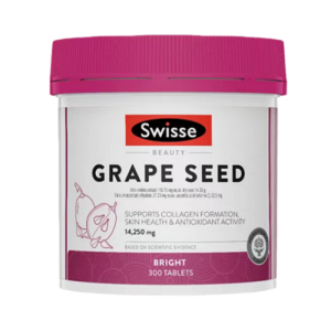 300粒大包装-Swisse葡萄籽精华片 高浓葡萄籽/原花青素片剂含VC 澳洲原装进口 香港/保税随机发
