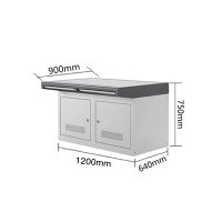 尔迈 电脑操作台控制台机房监控室工作桌 1200*900*750mm