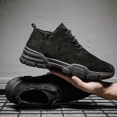 吴氏沫霖男士跑步鞋马丁鞋潮流时尚透气保暖时尚休闲鞋子