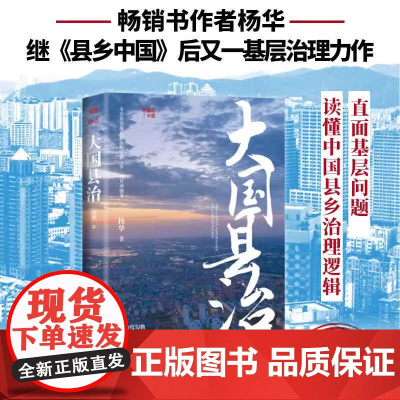 大国县治正版图书 继县乡中国后杨华又一基层治理力作 基层工作考核激励基层干部 构建高效简约的县域治理体制 东方出版社