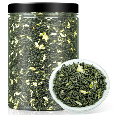 方至茶叶旗舰-绿茶2021新茶茉莉飘雪毛尖特级毛峰飘雪花茶浓香茉莉花茶叶250g250g