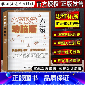 数学动脑筋 6年级 小学通用 [正版]任选 小学数学动脑筋 123456年级/一二三四五六年级上下册 小学数学思维拓展训