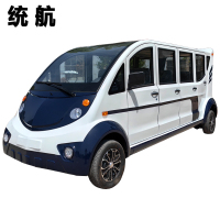 统航四排11座全封闭电动巡逻车四轮观光车物业保安巡查车景区校园巡视车厂区摆渡电瓶车