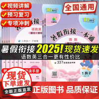 2025新版小橙同学暑假衔接一升二升三升四升五升六小升初上下册语数英一本通复习预习人教版暑假作业三合一年级暑假复习 33