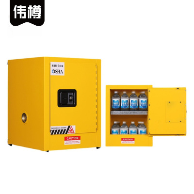 伟樽防爆柜4加仑黄色430*430*560mm台