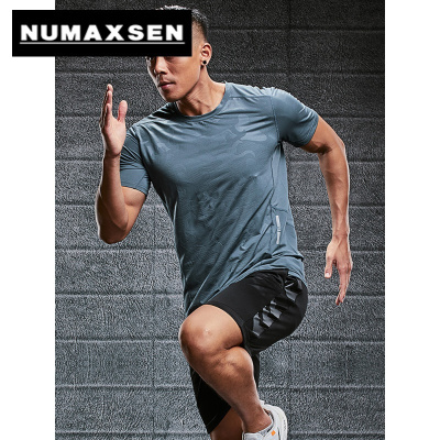 纽曼森（Numaxsen）运动套装男服速干衣夏季短袖短裤户外休闲宽松训练晨跑跑步衣服装