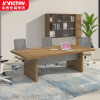 中泰(jongtay)会议桌小型2.4米会议室办公桌培训桌操作台洽谈桌办公家具 J-JZ16