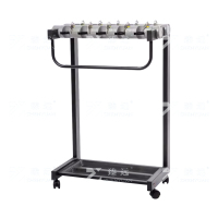 臻远 ZY4080113商用雨伞架带锁收纳置物架铁艺伞架子 10头