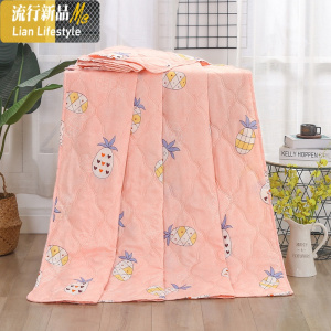 夏凉被棉夏被空调被棉可机洗水洗双人单人儿童薄款被子春秋被 三维工匠