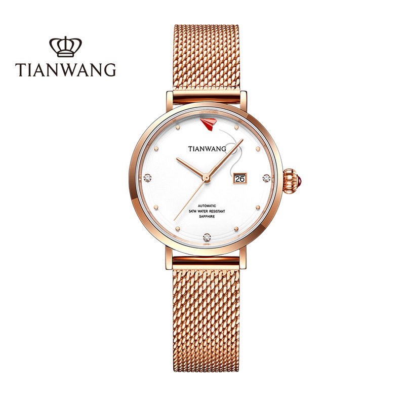 天王 时尚小米表链机械女生腕表送女友礼物星辰系列51140