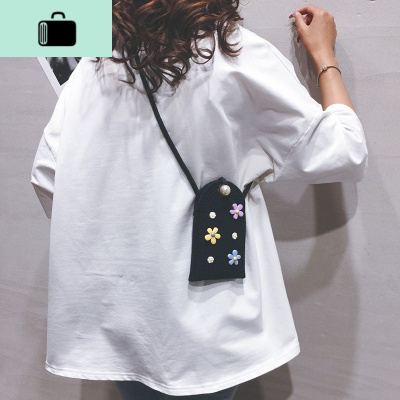 编包包女2020新款夏季可爱花朵编织手机包度假百搭单肩斜挎包潮NEW LAKE女士单肩包