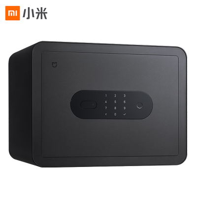 小米米家智能保管箱保险柜家用小型迷你密码指纹防盗WiFi保险箱办公室文件柜床头隐形保险柜箱入墙保管旗舰店
