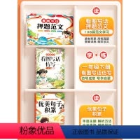 [一年级仿写+积累]押题范文+看图仿写 小学通用 [正版]看图写话押题范文108篇一年级二年级写作写话每日一练作文素材专