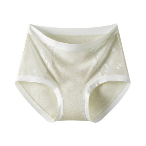 法式纯欲蕾丝内裤女 纯棉10A抑菌女三角裤 加大200斤棉质女内裤