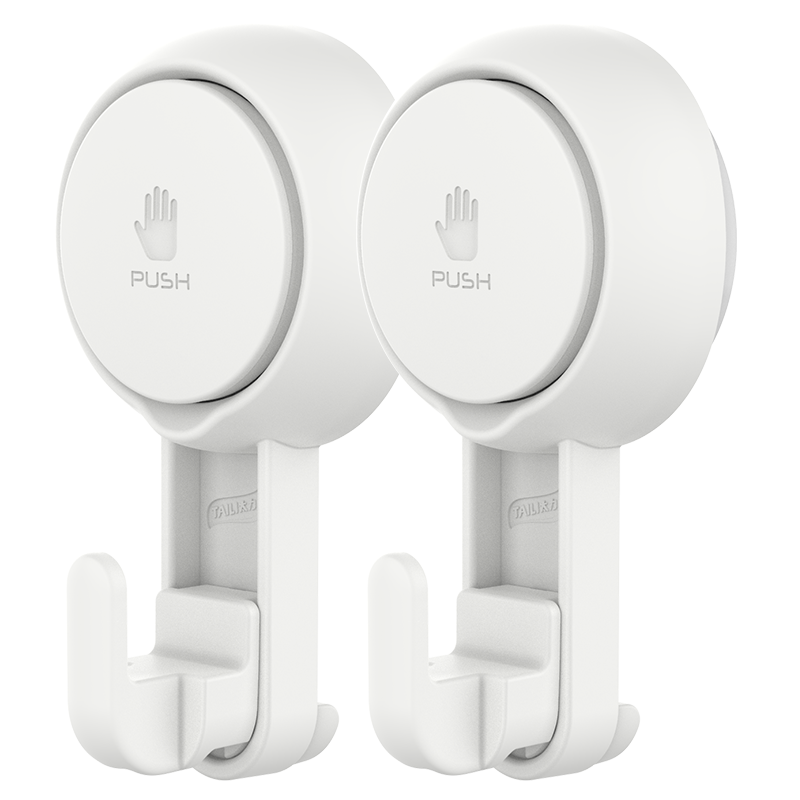 太力吸盘挂钩免打孔浴室无痕强力承重卫生间毛巾粘钩贴墙收纳浴室