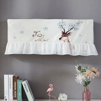 开机不取防尘挂机罩长方形1.5匹2P空调套盖巾 梅花鹿(送可拆卸内胆包) 1p(宽85cm以内)开机免取