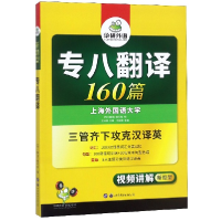 音像专八翻译160篇(视频讲解新题型)编者:刘绍龙