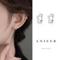 925纯银养耳洞蝴蝶结耳圈小众高级春夏季耳环轻奢耳钉女耳扣耳饰送女朋友老婆情人节七夕生日礼物