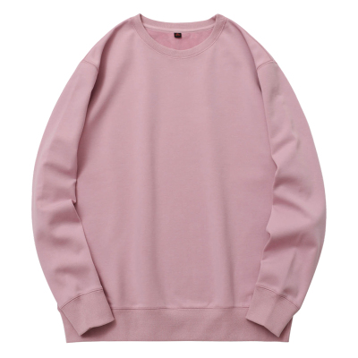 SUNTEK秋冬色卫衣圆领套头休闲潮流长袖加绒情侣男女百搭宽松上衣潮卫衣