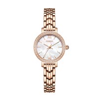 劳士顿(ROSDN)手表女士正品石英表日历防水时尚休闲薄款大气镶钻小巧学生女表L3748