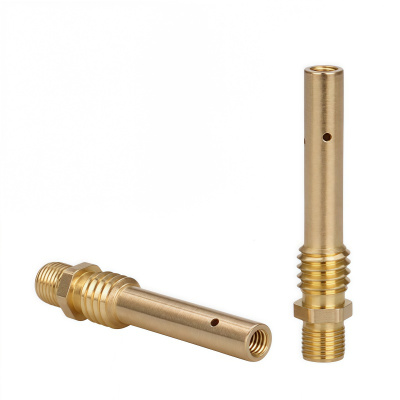 铁洋 二保焊枪连接杆 350A黄铜外丝 个